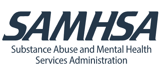 A logo for the abuse and mental health services administration.