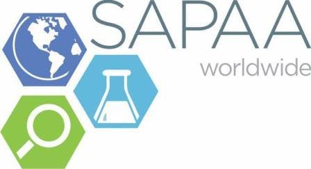 A logo for sapad works