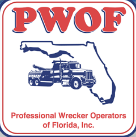 A picture of the professional wrecker operators of florida logo.